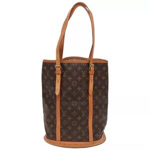 authenticity guaranteed LOUIS VUITTON Monogram Bucket GM Shoulder Bag